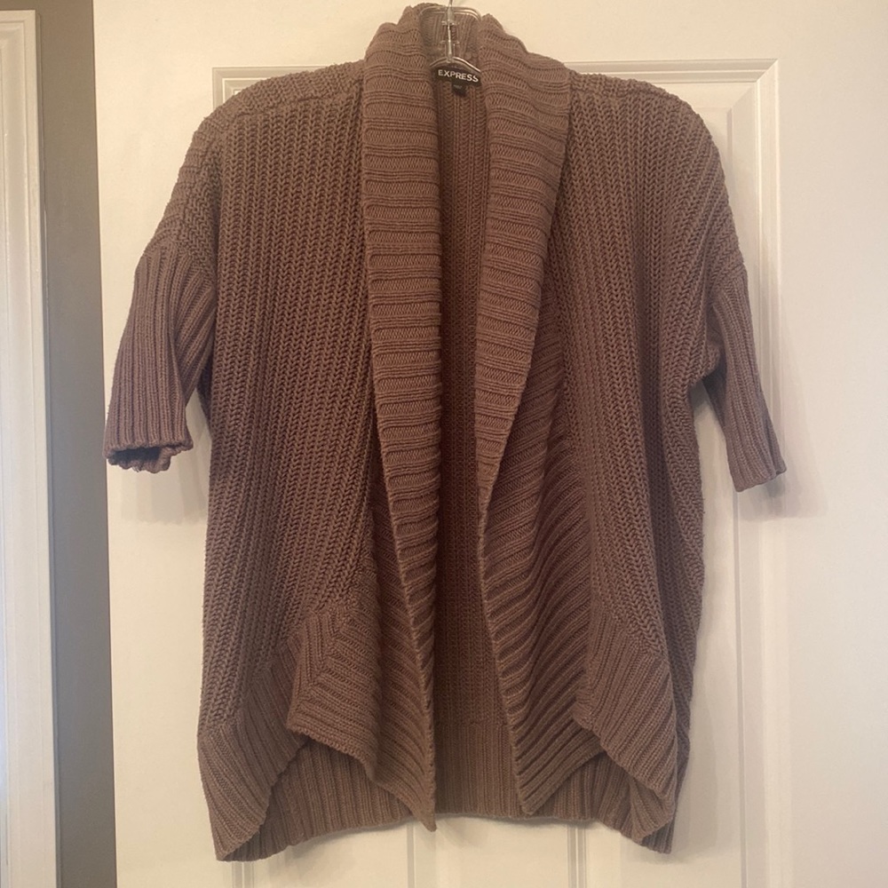 Express short sleeved knit sweater, excellent condition, size small